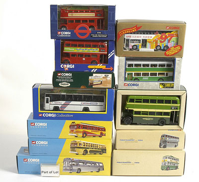 Appraisal: Corgi group of Buses - including Corgi Classics No plus