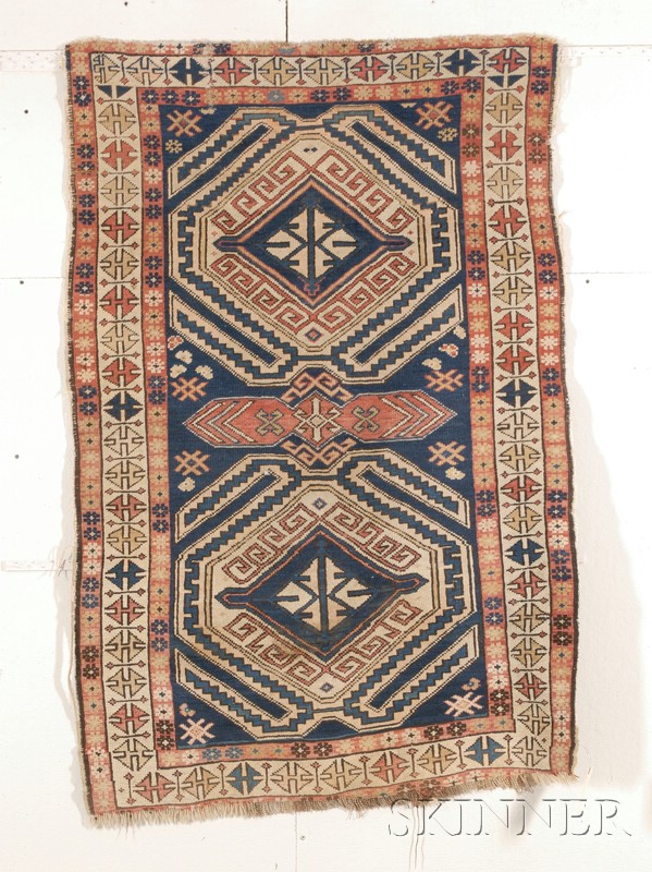 Appraisal: Lenkoran Rug East Caucasus last quarter th century even wear