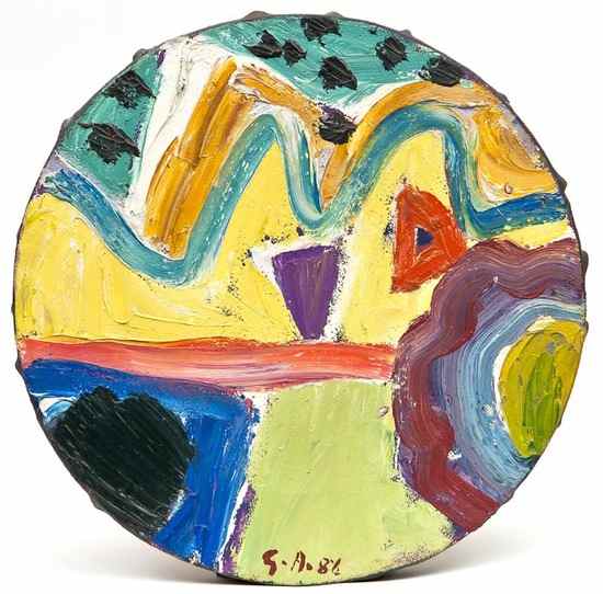 Appraisal: Gillian Ayres b Early One Morning oil on canvas initialled