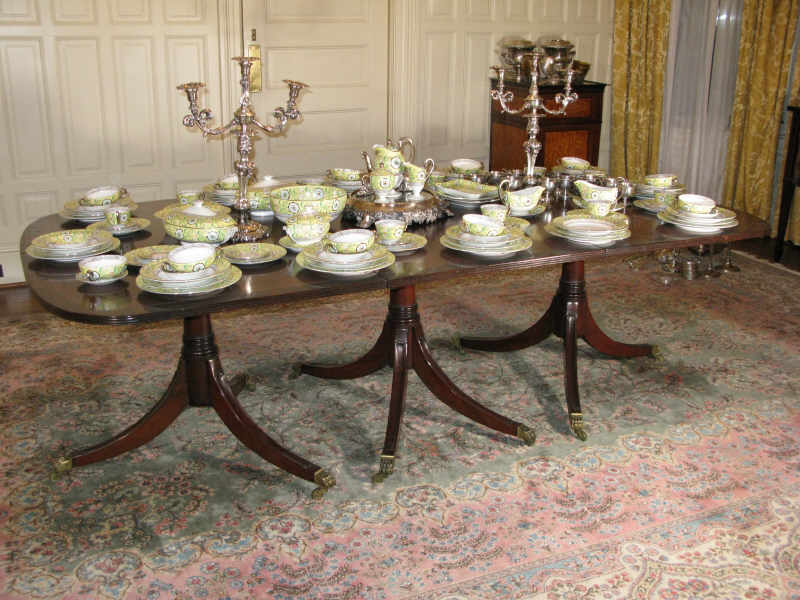 Appraisal: Regency Banquet Table English early th c mahogany and mahogany