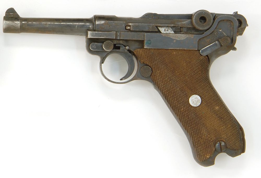 Appraisal: LUGER SEMIAUTOMATIC PISTOL mm nonmatching Serial s Receiver dated '