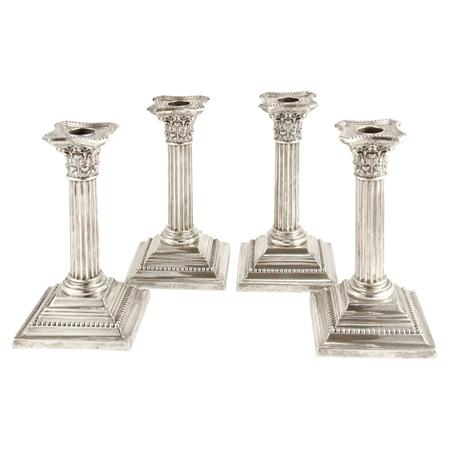 Appraisal: Set of Four Gorham Sterling Silver Candlesticks Estimate -