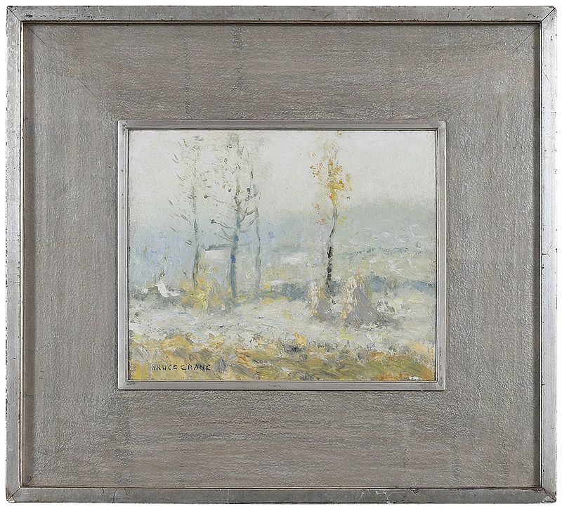 Appraisal: Bruce Crane Connecticut New York - Fall Morning signed lower