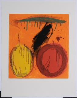 Appraisal: Wish edition signed lower right John Hoyland ' with blindstamp