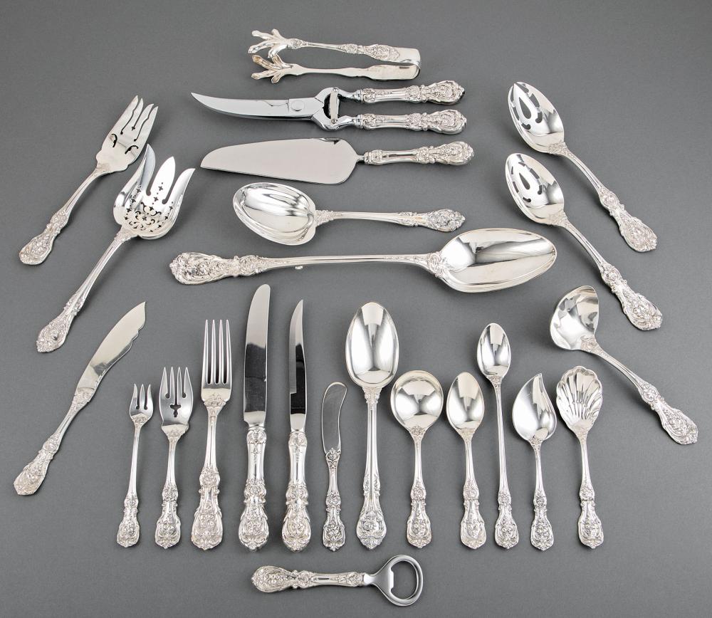 Appraisal: Extensive Reed Barton Francis I Sterling Silver Flatware Service pat