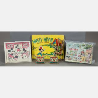 Appraisal: A Collection of Vintage Mickey Mouse Toys and Games th