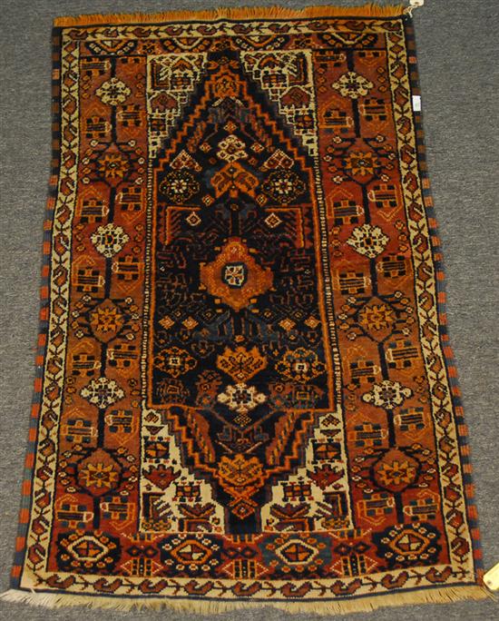 Appraisal: KURD RUG Persia circa feet x feet inches Provenance From