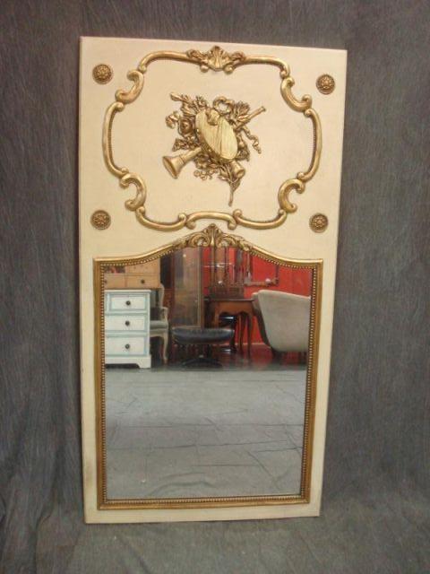 Appraisal: Gilt Trimmed Trumeau Mirror