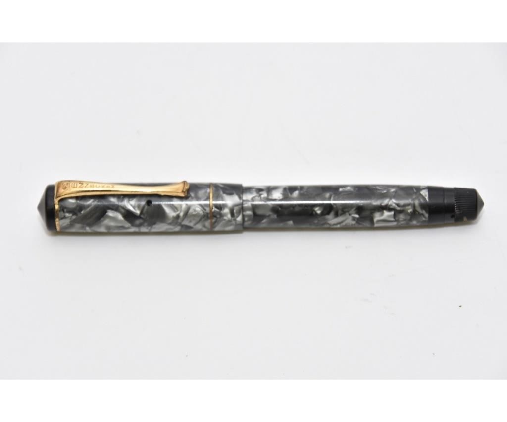 Appraisal: A Soennecken German fountain pen made with gray mother-of-pearl type