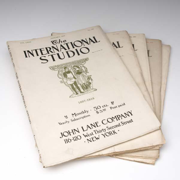 Appraisal: INTERNATIONAL STUDIO Sixty issues including complete years for through