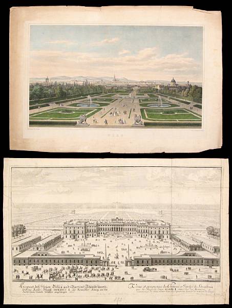 Appraisal: Plates Viennese Architecture Large group of engravings and lithographs of