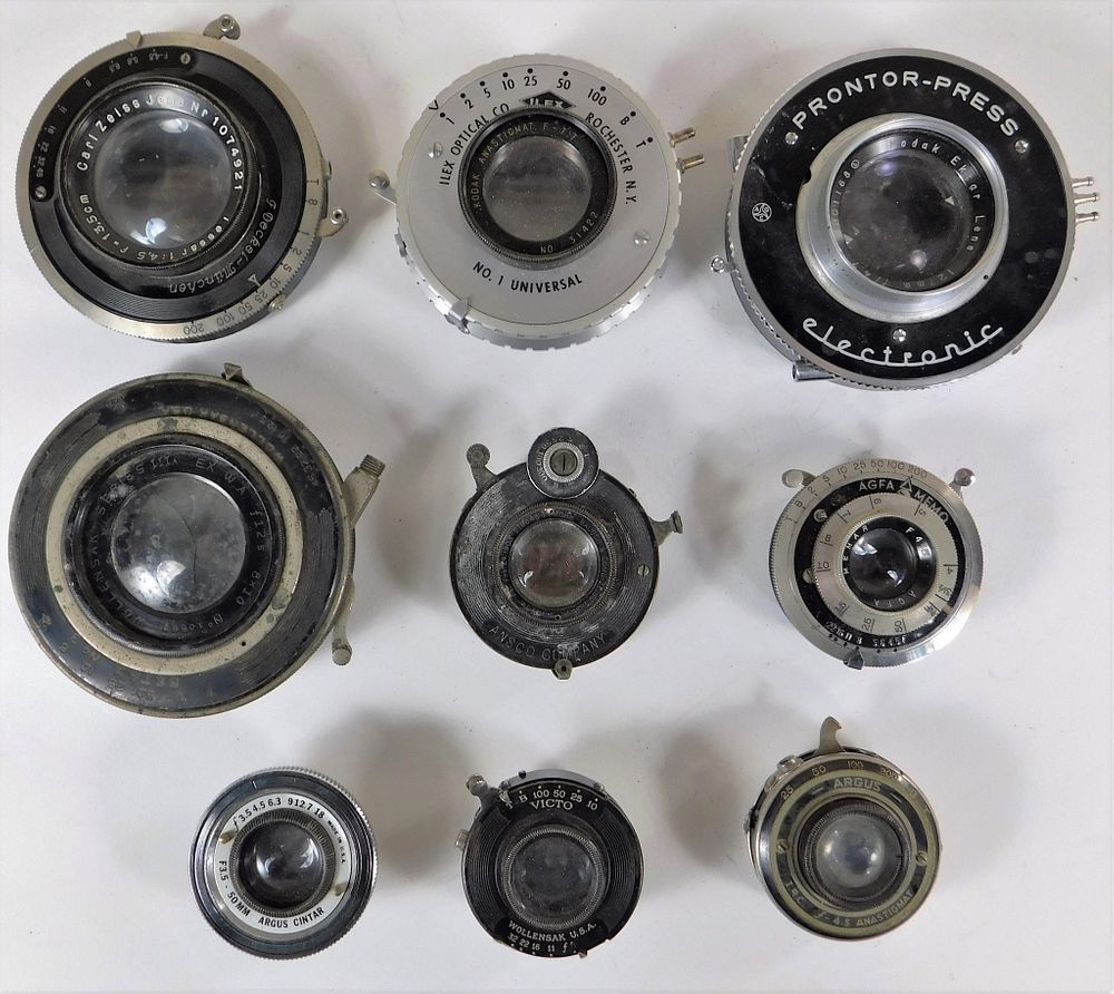 Appraisal: Lot of Medium Format Shutter and Lenses Lot of medium