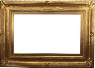 Appraisal: American Carved Gilt Wooden Frame American Carved Gilt Wooden Frame