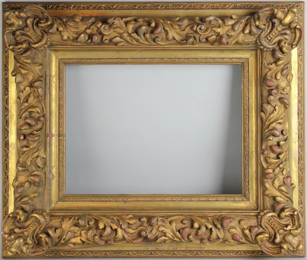 Appraisal: GILT FRAME holds x in painting - h w in