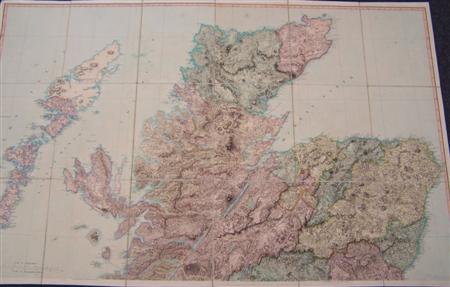 Appraisal: Arrowsmith Aaron Map of Scotland constructed from original materials obtained