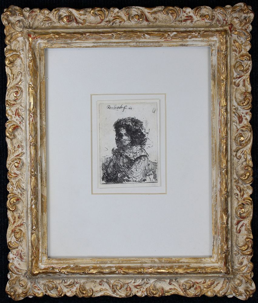 Appraisal: After Rembrandt Van Rijn Etching Framed After Rembrandt Van Rijn