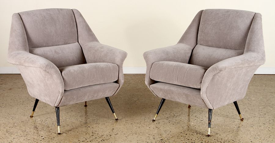 Appraisal: PAIR ITALIAN ARM CHAIRS GIGI RADICE A pair of Italian