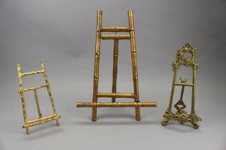 Appraisal: th C Table Easels th C Table Easels