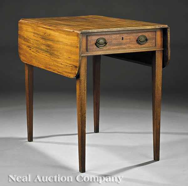 Appraisal: A George III Mahogany Pembroke Table late th c rectangular