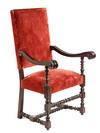 Appraisal: ARM CHAIR - Mahogany Framed Jacobean Style Arm chair in