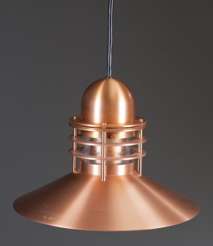 Appraisal: Louis Poulsen Copper Hanging Lamp Made in Denmark H x