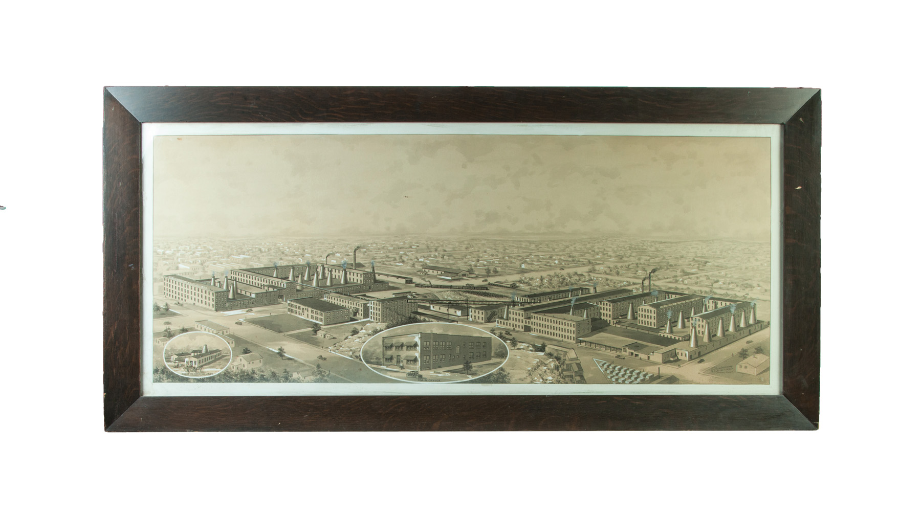 Appraisal: LARGE FRAMED PRINT OF THE KNOWLES TAYLOR KNOWLES Ohio st