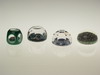 Appraisal: PAPERWEIGHTS - Lot of four th C art glass paperweights