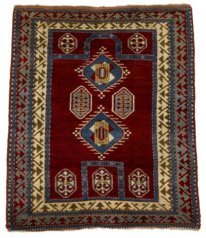 Appraisal: Bordjalou Kazak prayer rug south west caucasus circa late th