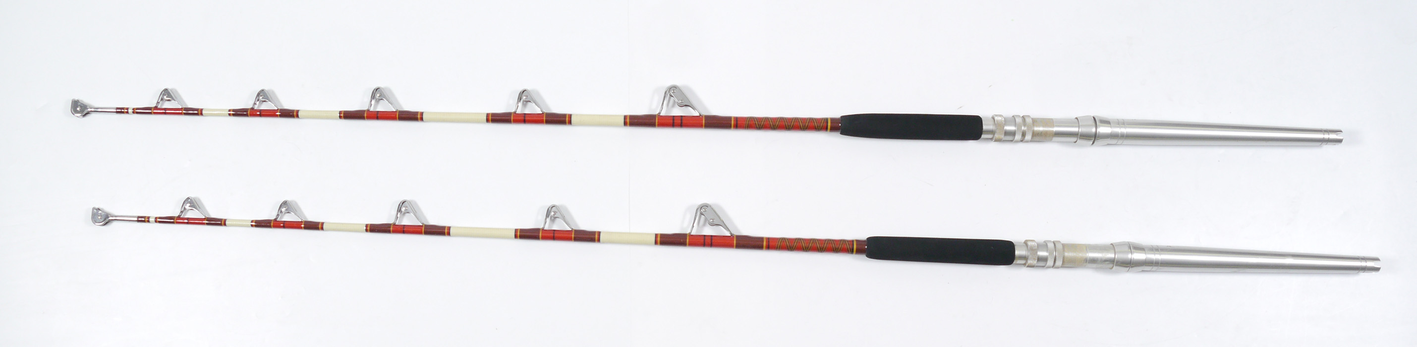 Appraisal: PR BIG GAME SALTWATER FENWICK FISHING RODS W AFTCO GUIDES