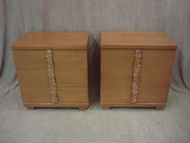 Appraisal: Pair of Midcentury Drawer Chests together with a Matching Pair