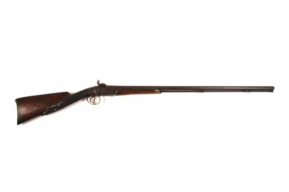 Appraisal: SHOTGUN - Austrian or German made double barrel muzzle loading