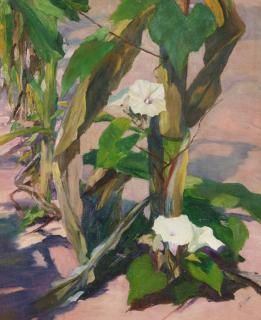 Appraisal: WINTHROP TURNEY - OIL ON CANVAS Titled 'Flowers in the