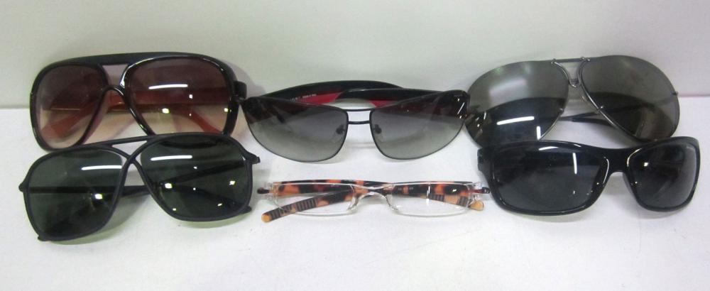 Appraisal: A SELECTION OF DESIGNER SUNGLASSES OPTICAL GLASSES VARIOUS BRANDS A