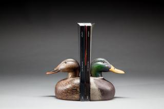 Appraisal: Mallard Bookends by Enoch Reindahl Mallard BookendsEnoch Reindahl - Stoughton