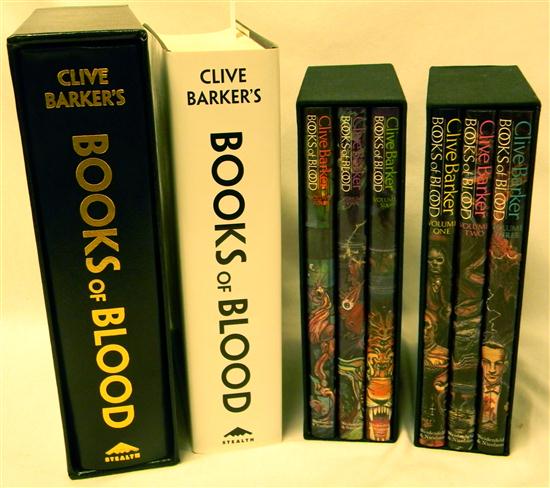 Appraisal: BOOKS Barker Clive Books of Blood London Widened Nicholson six