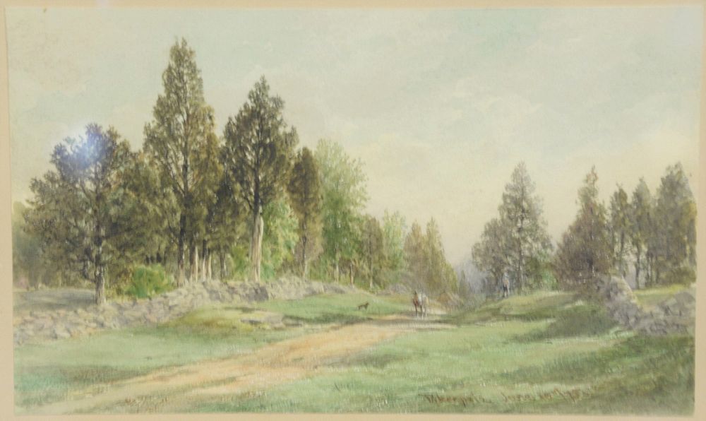 Appraisal: Attributed to James David Smillie - watercolor on paper RT