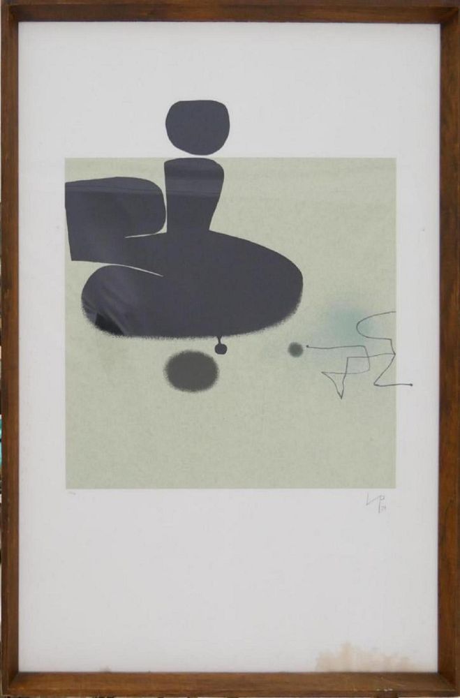 Appraisal: VICTOR PASMORE UK - SIGNED LITHOGRAPH Edwin John Victor Pasmore