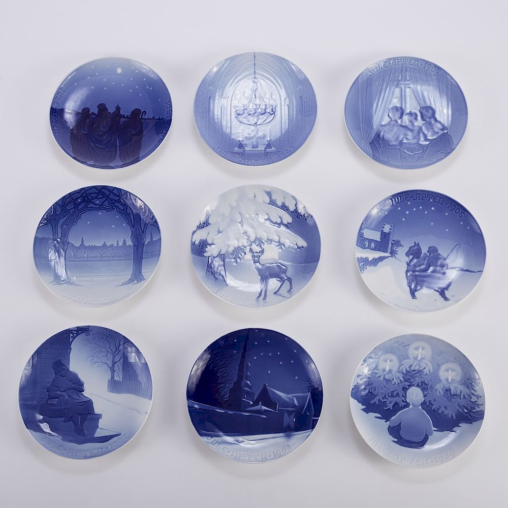 Appraisal: Bing and Grondahl Christmas Plates - Bing and Grondahl Denmark