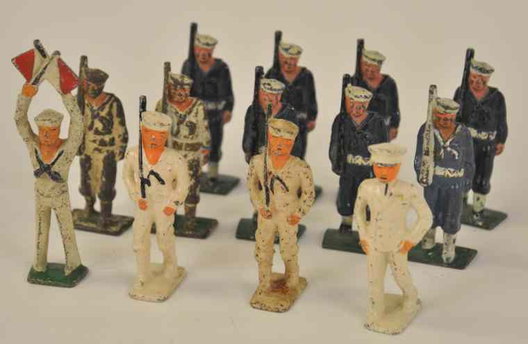 Appraisal: GROUPING OF DIME STORE FIGURES Lot includes figures in white