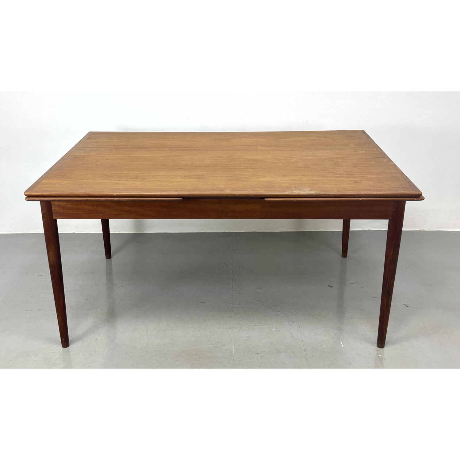 Appraisal: Koefoeds Hornslet Danish Modern Teak Refractory Dining Table w Pull