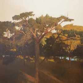 Appraisal: Bryan Westwood - Centennial Park acrylic on canvas signed 'W'