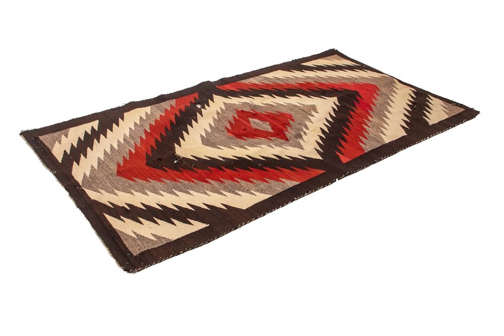 Appraisal: Navajo Old Crystal Eye Dazzler Trade Rug c 's Featured