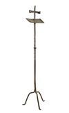 Appraisal: CANDLE STAND - th c Forged wrought Iron Standing Candle