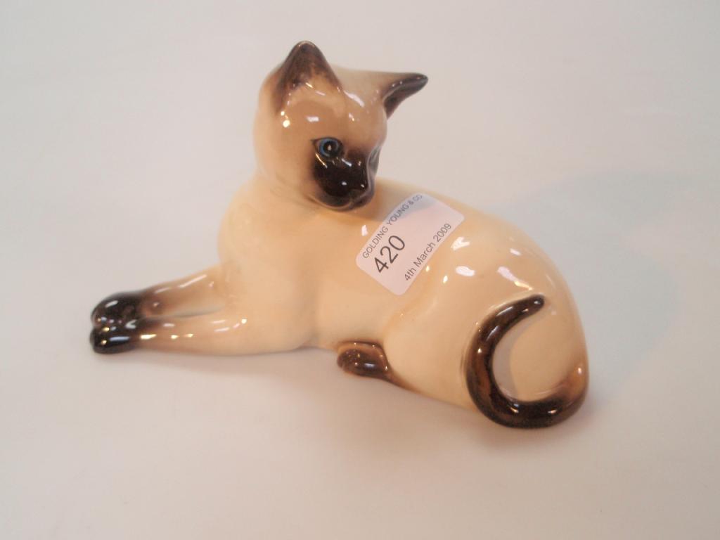 Appraisal: A Beswick figure Siamese cat