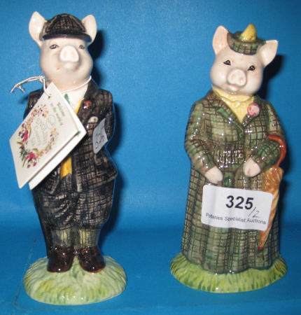 Appraisal: Beswick English Country Folk Figures Gentlemen pig ECF And Lady