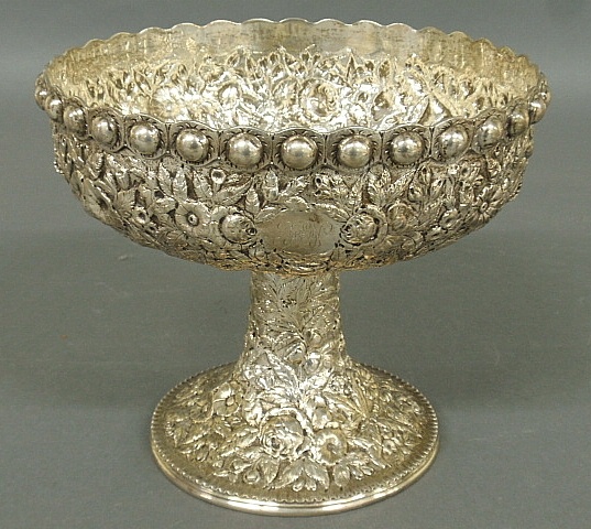 Appraisal: - S Kirk Son sterling silver compote oz capacity h