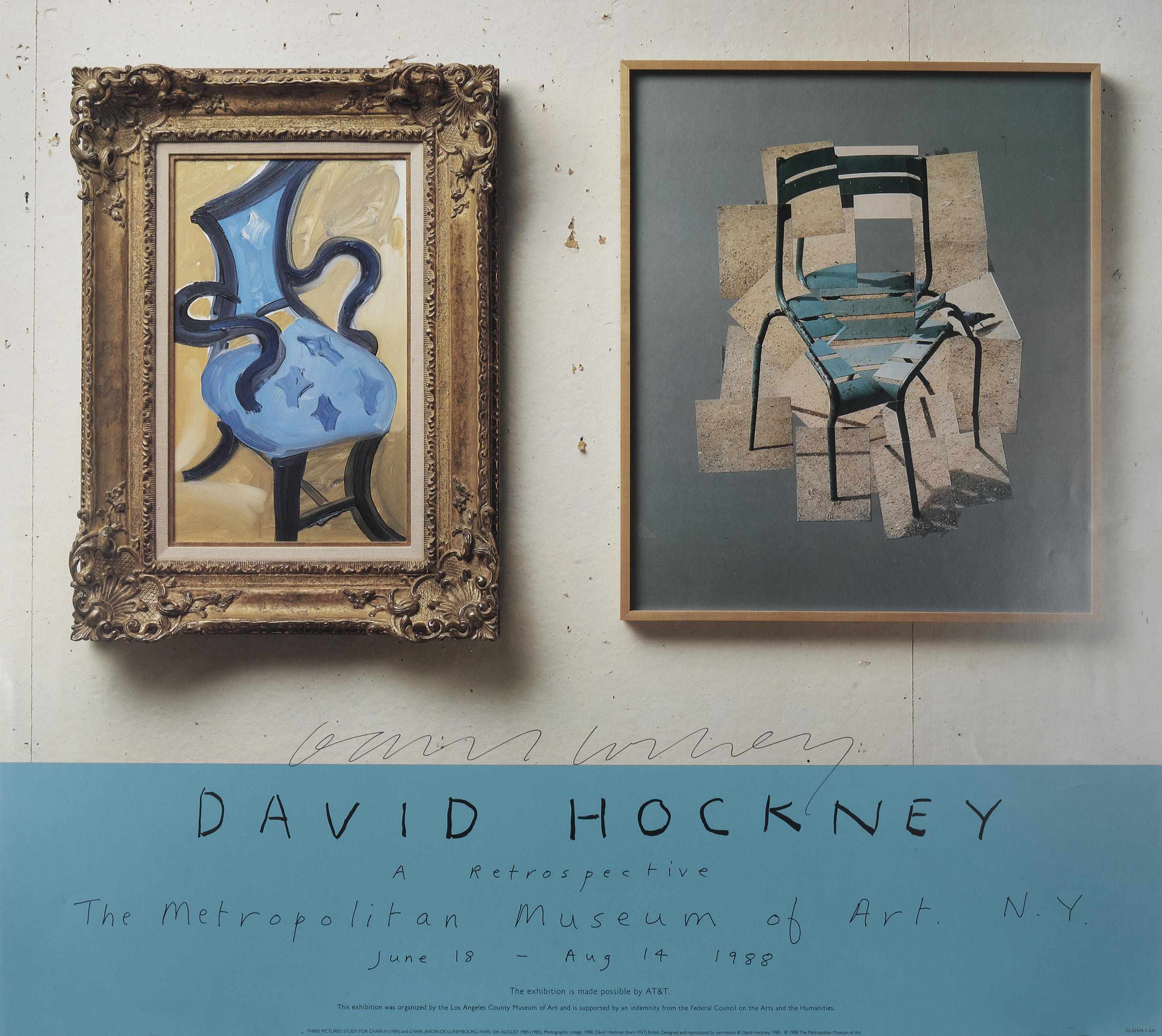 Appraisal: David Hockney British born The Metropolitan Museum of Art Department