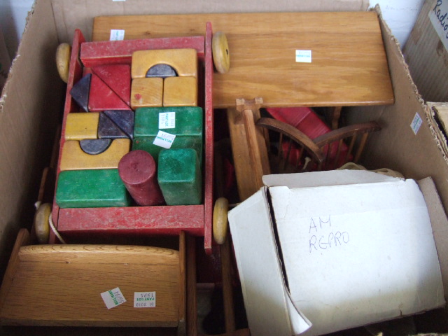 Appraisal: A quantity of dolls house furniture including stick armchairs an