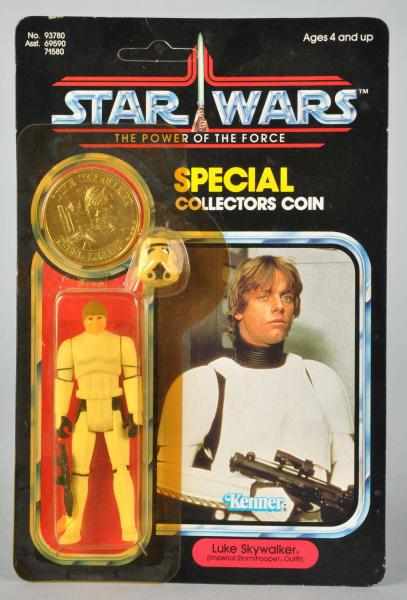 Appraisal: Stars Wars POF Luke Skywalker Carded Figure Description Luke in