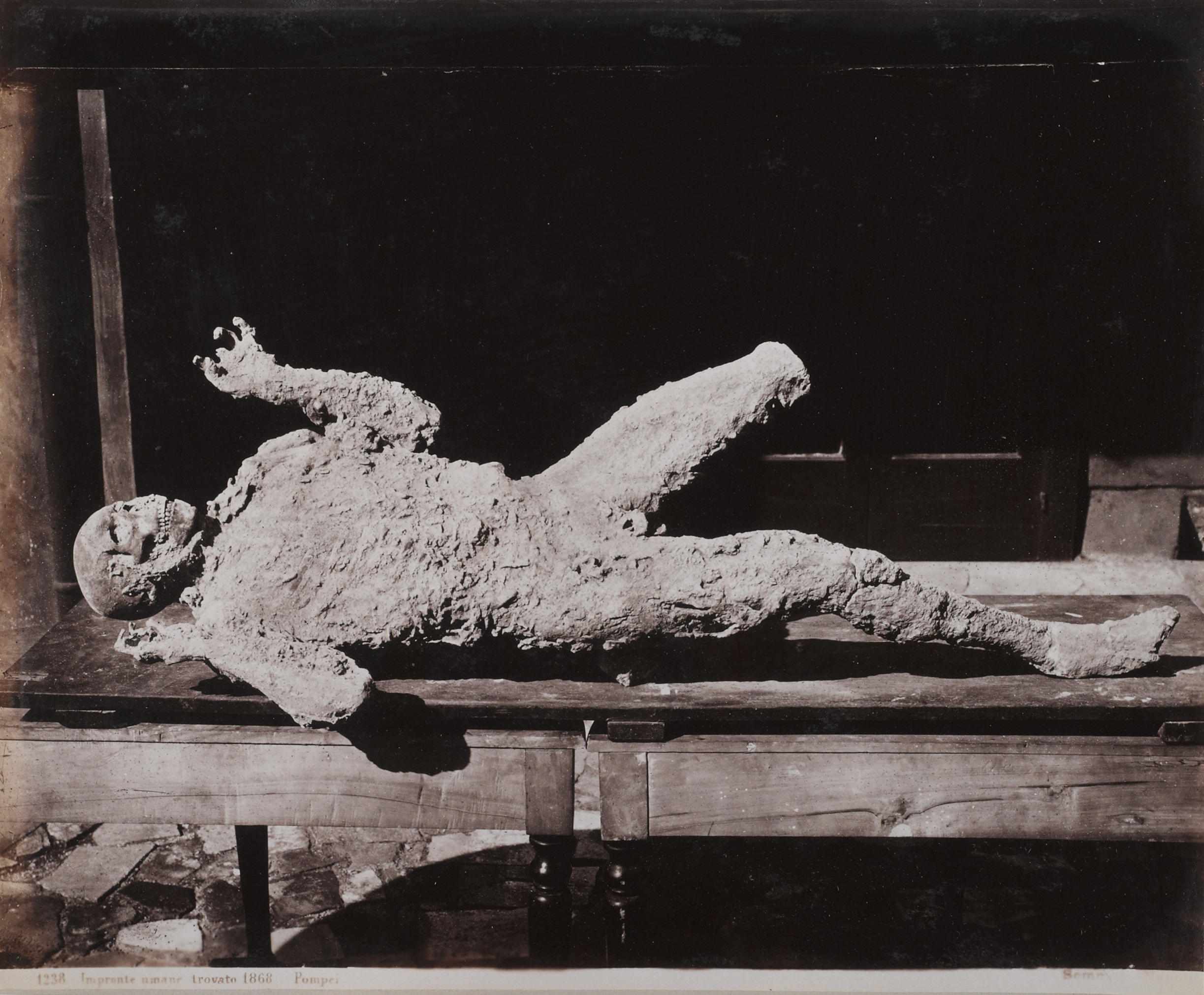 Appraisal: POMPEII NAPLES Collection of approximately albumen print photographs generally x